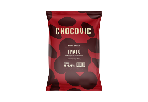 Шоколад тёмный 54,5% (монетки) ТИАГО Chocovic